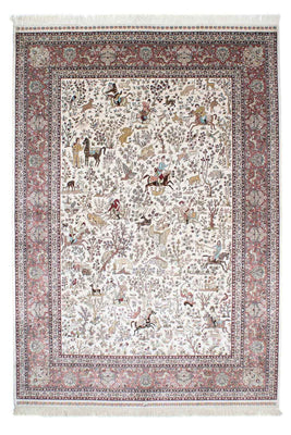 Tapis oriental - Hereke - 244 x 169 cm - beige
