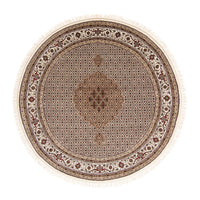 Tapis persan - Tabriz ronde  - 248 x 247 cm - beige