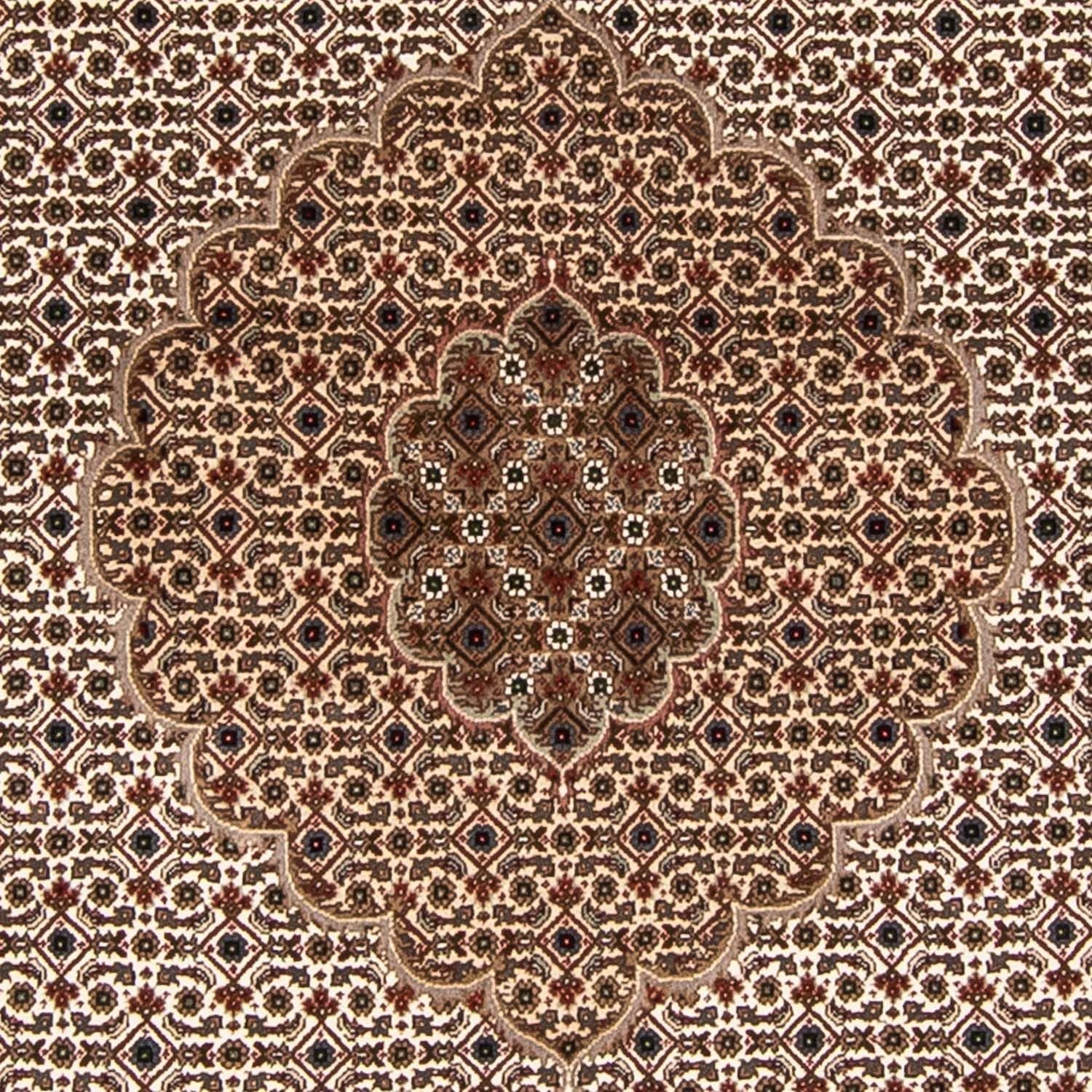 Tapis persan - Tabriz ronde  - 248 x 247 cm - beige