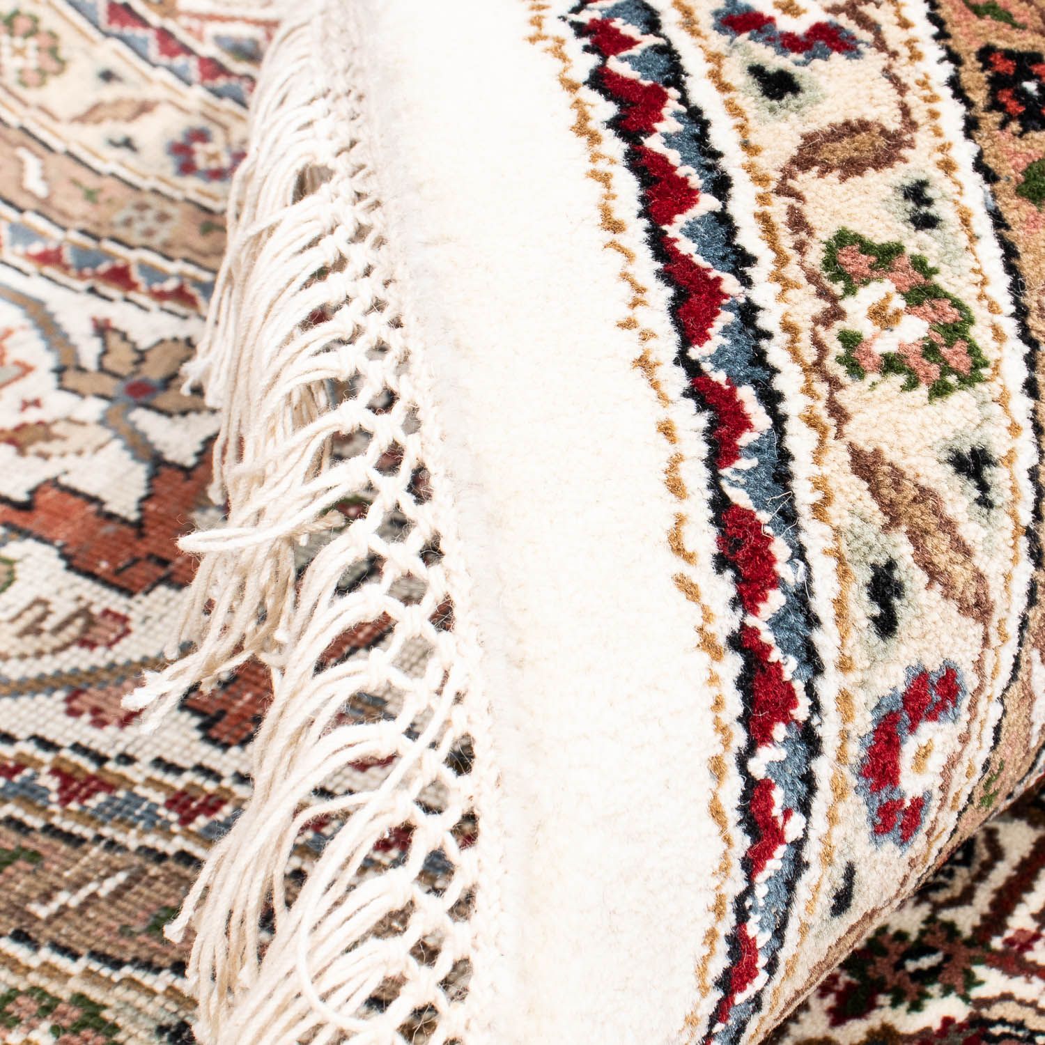 Tapis persan - Tabriz ronde  - 248 x 247 cm - beige