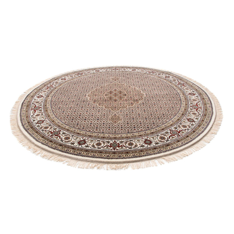 Tapis persan - Tabriz ronde  - 248 x 247 cm - beige