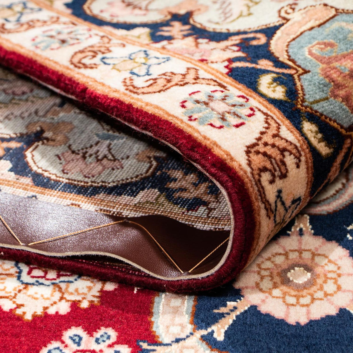 Tapis persan - Tabriz - Royal - 202 x 152 cm - rouge foncé