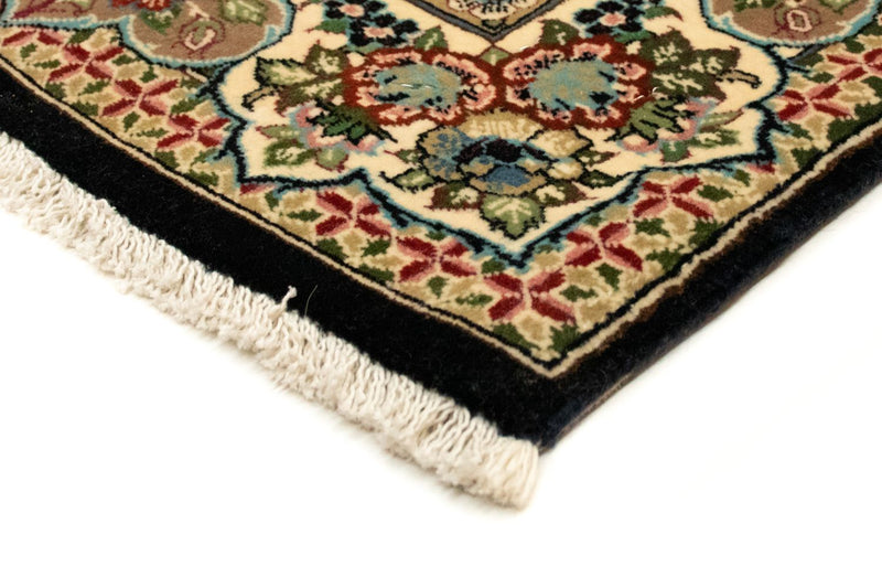 Tapis persan - Ghom - 166 x 105 cm - noir