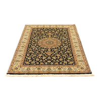 Tapis persan - Ghom - 160 x 102 cm - noir