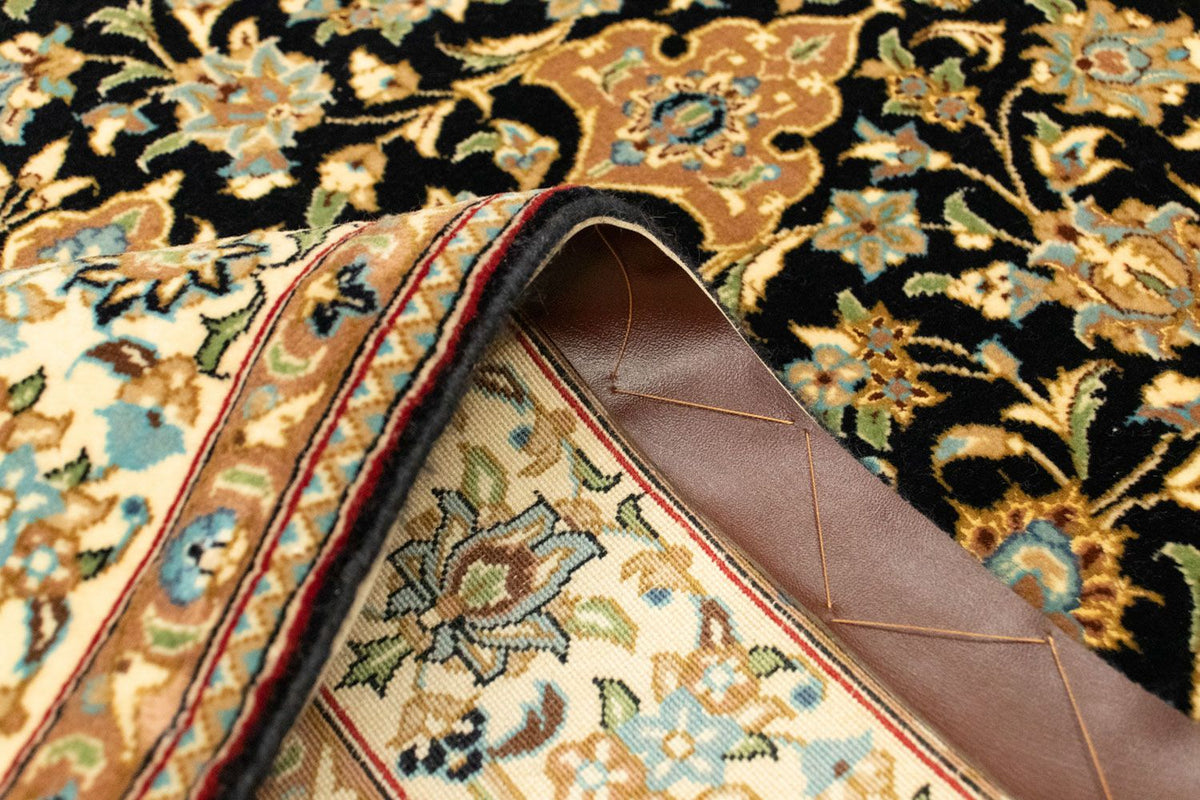 Tapis persan - Ghom - 160 x 102 cm - noir