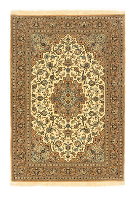 Tapis persan - Ghom - 156 x 107 cm - beige