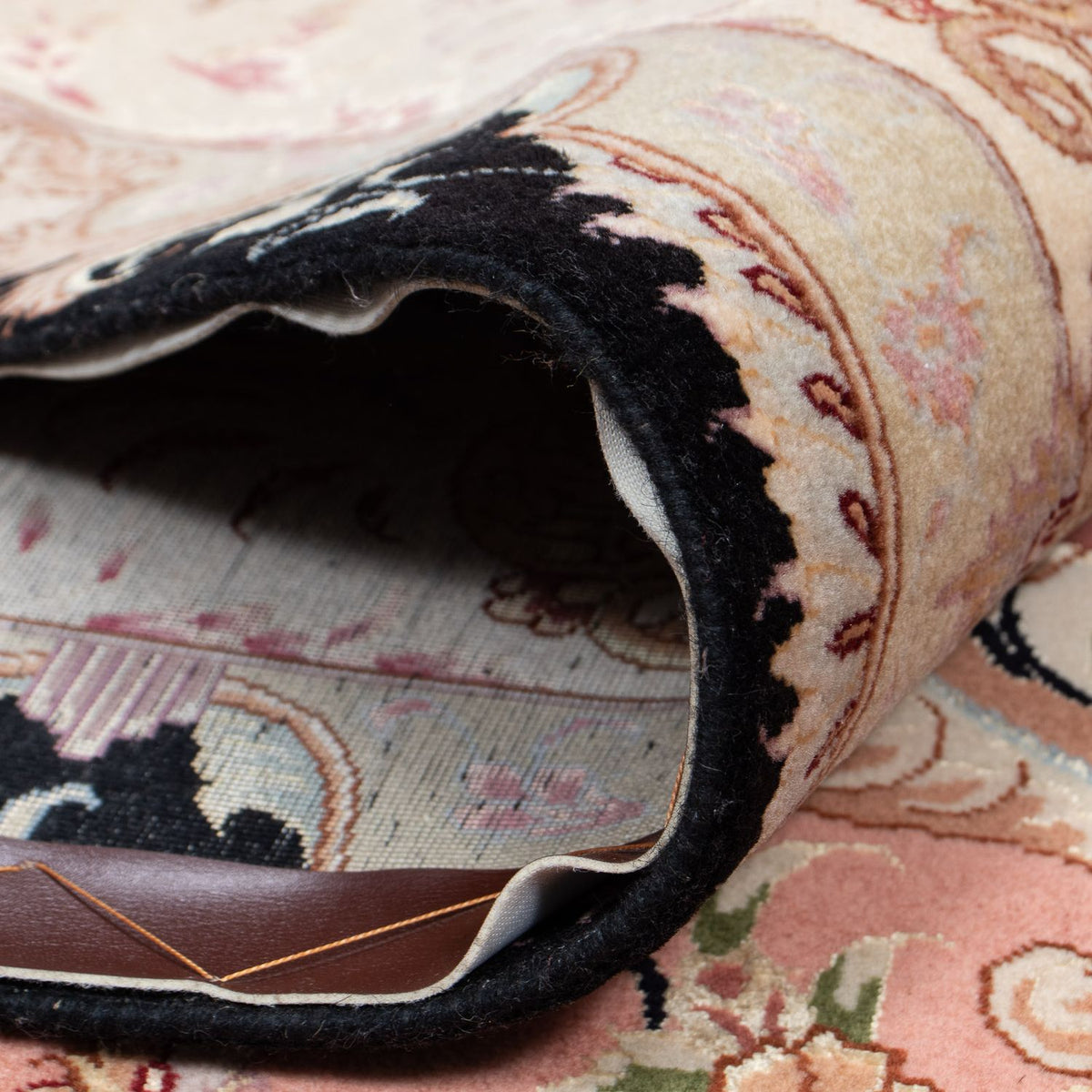 Tapis persan - Tabriz - Royal - 350 x 250 cm - bleu foncé