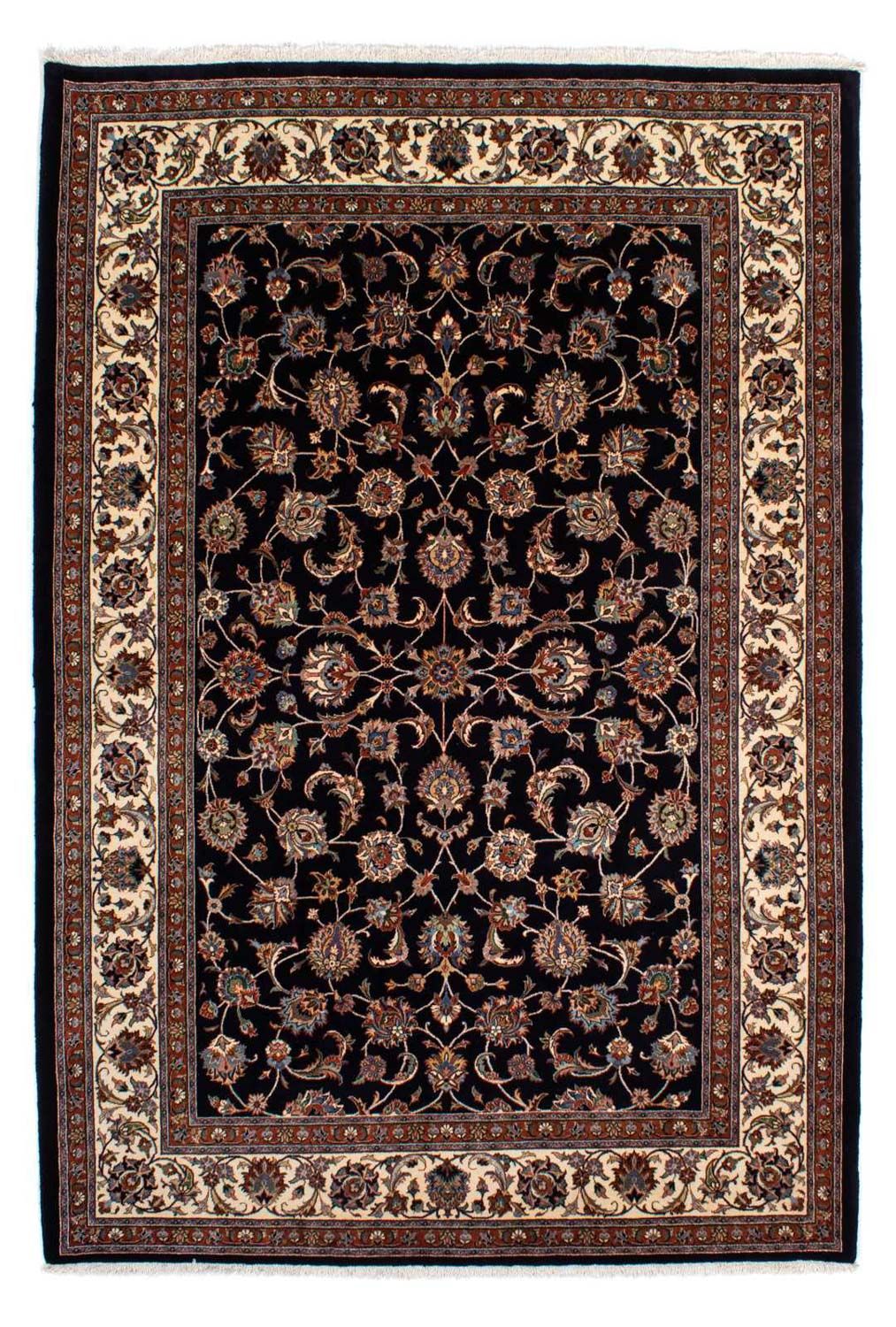 Tapis persan - Classique - 280 x 201 cm - bleu foncé