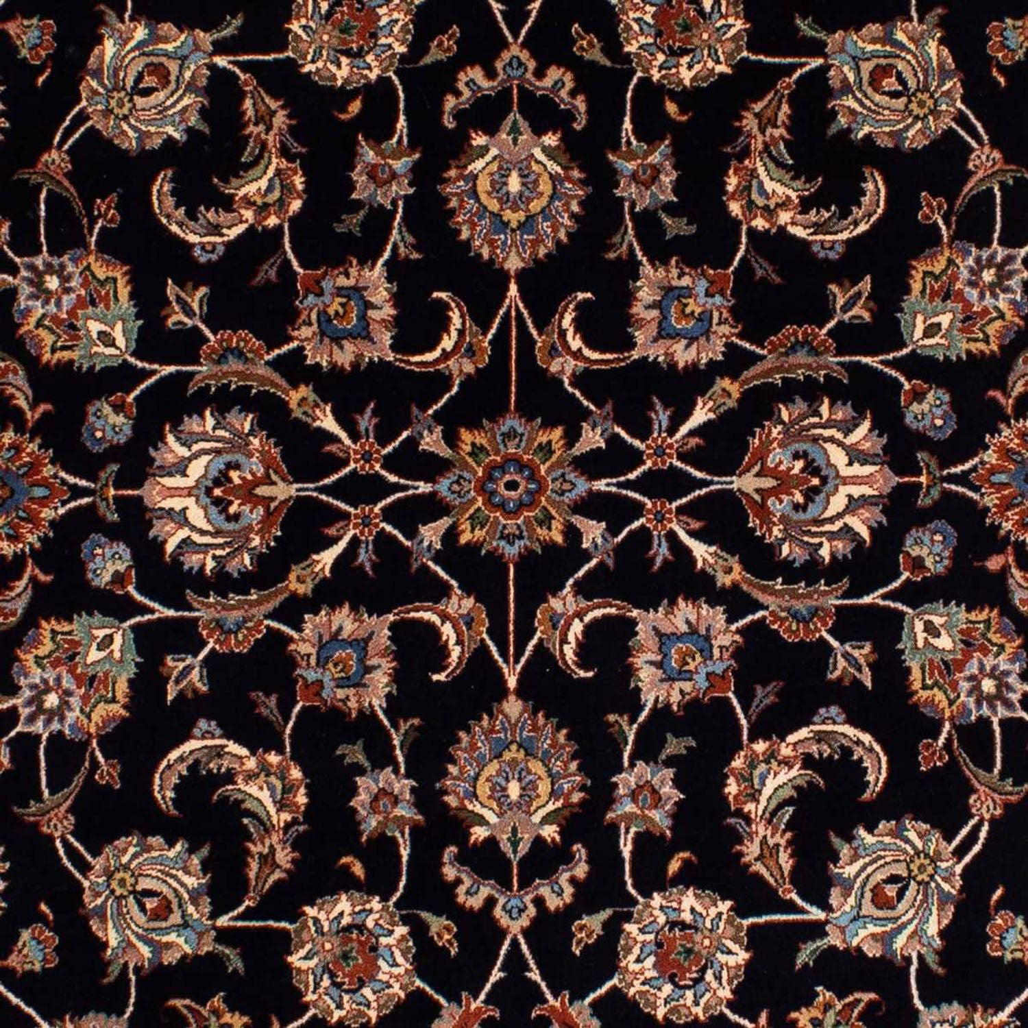 Tapis persan - Classique - 280 x 201 cm - bleu foncé
