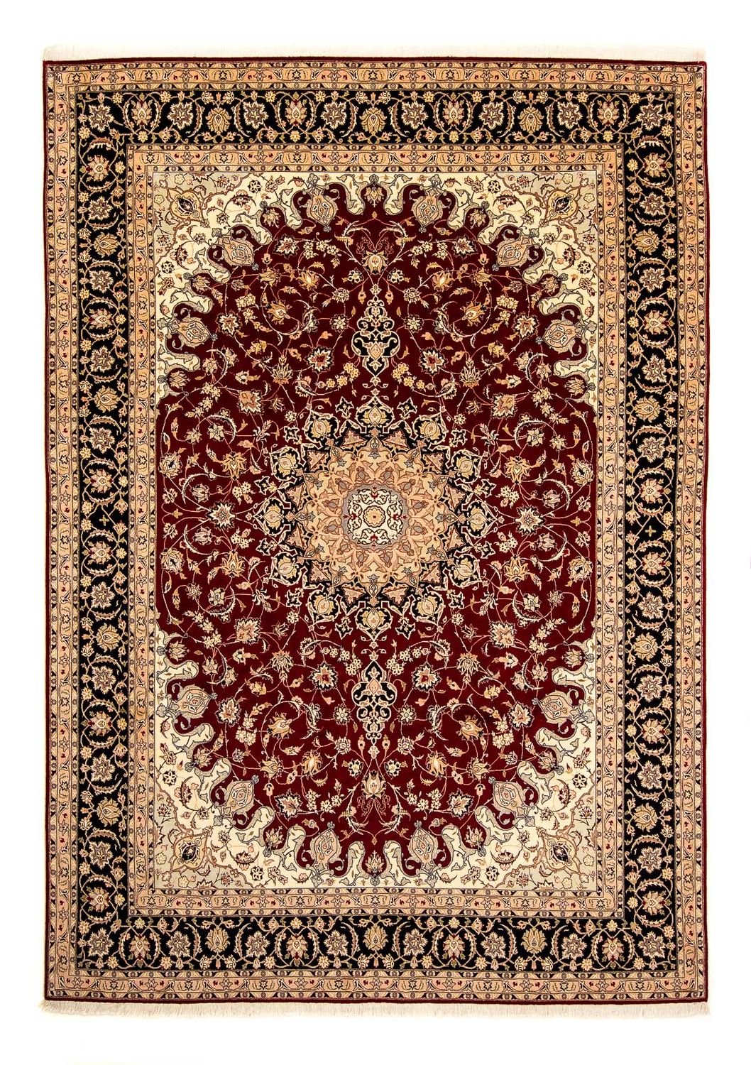 Tapis persan - Tabriz - Royal - 348 x 254 cm - rouge foncé
