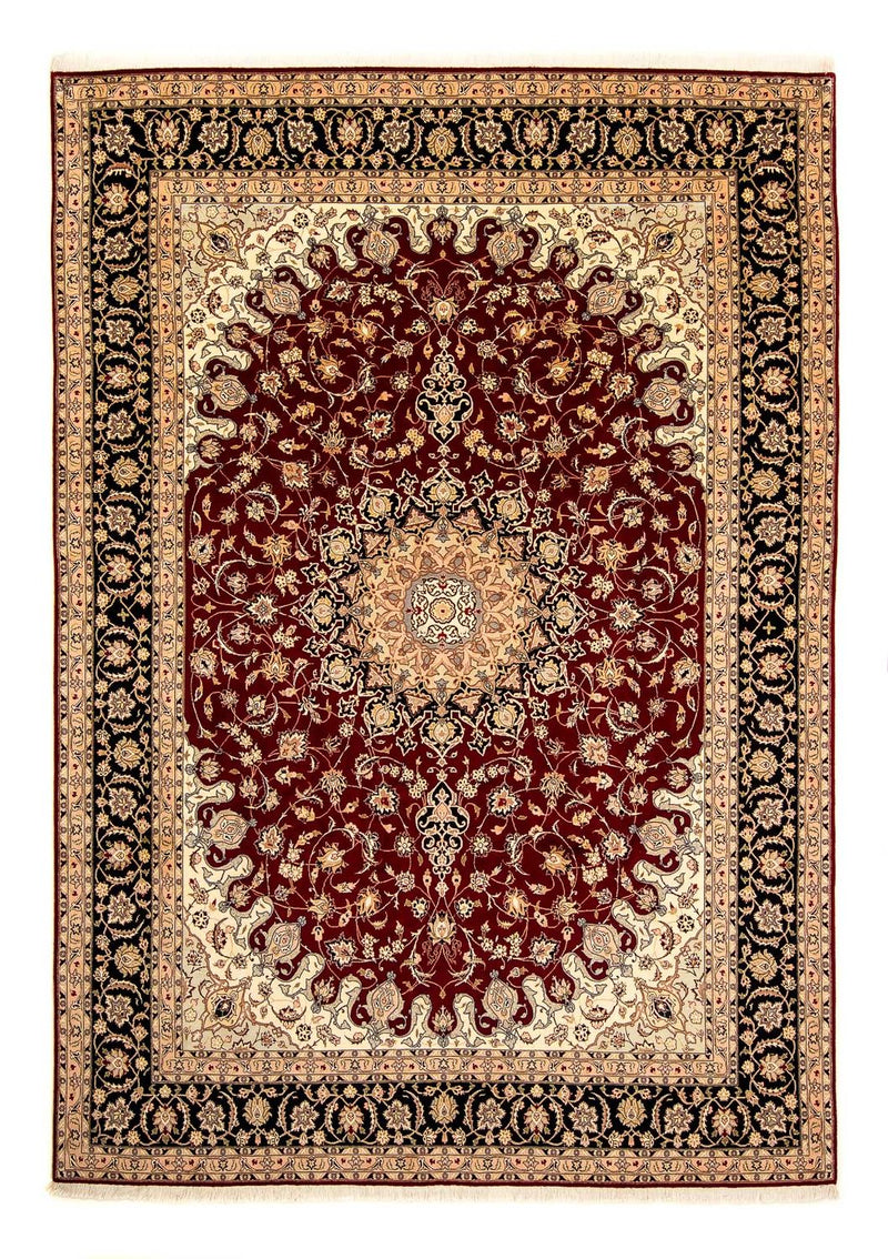 Tapis persan - Tabriz - Royal - 348 x 254 cm - rouge foncé