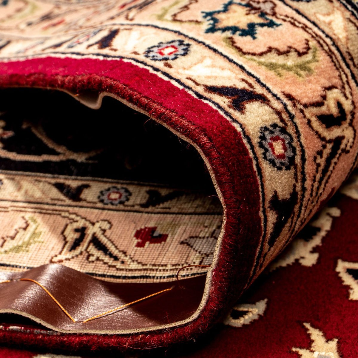 Tapis persan - Tabriz - Royal - 348 x 254 cm - rouge foncé