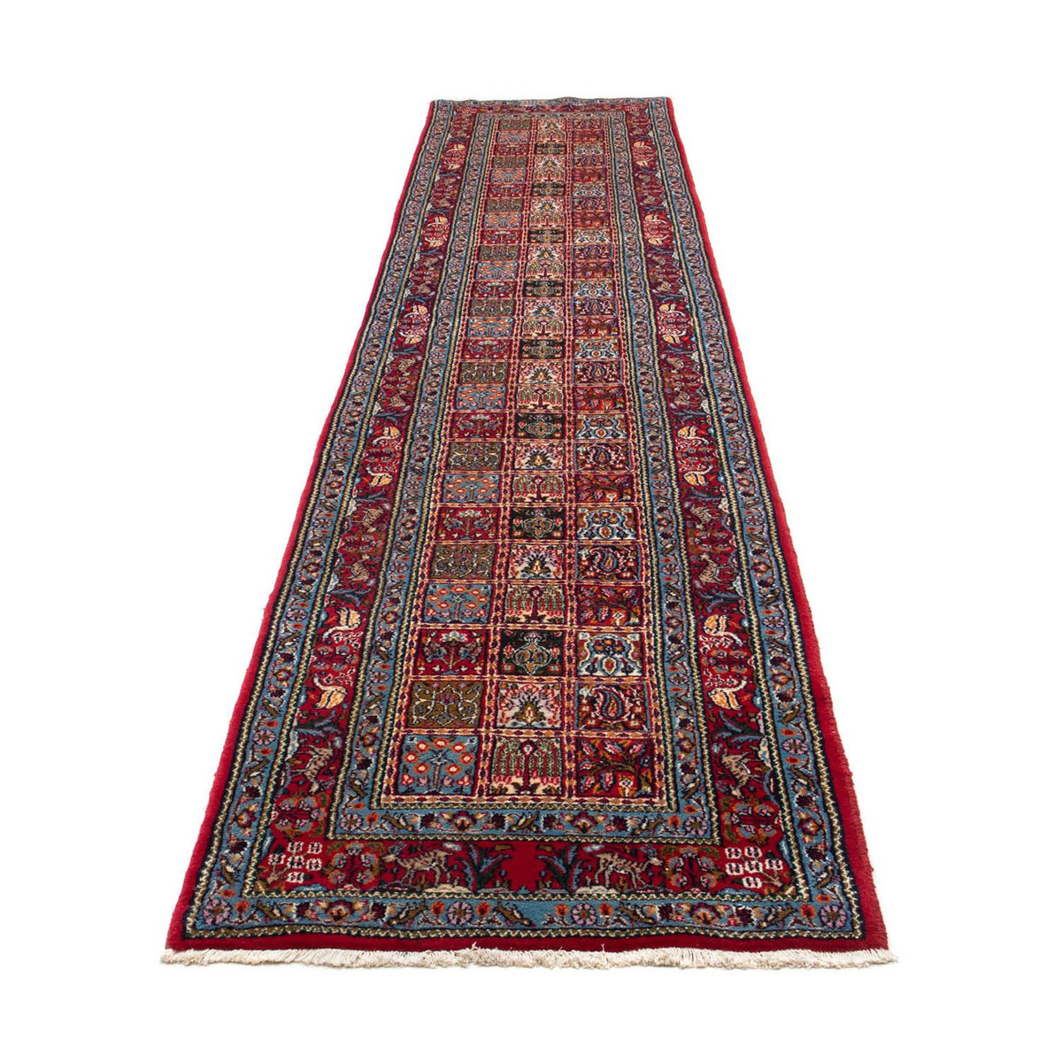 Tapis de couloir Tapis persan - Classique - 404 x 80 cm - rouge