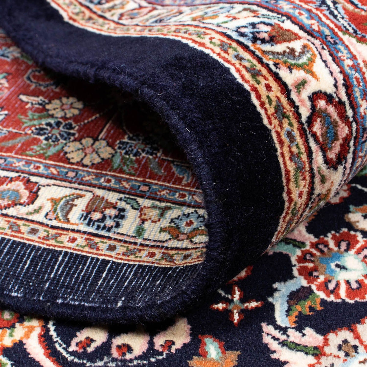 Tapis persan - Classique - 238 x 178 cm - bleu foncé