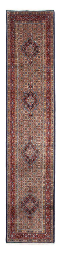 Tapis de couloir Tapis persan - Classique - 389 x 80 cm - bleu