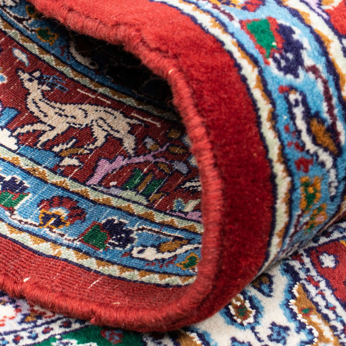 Tapis de couloir Tapis persan - Classique - 390 x 83 cm - rouge