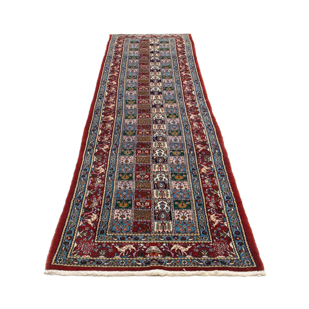Tapis de couloir Tapis persan - Classique - 390 x 83 cm - rouge