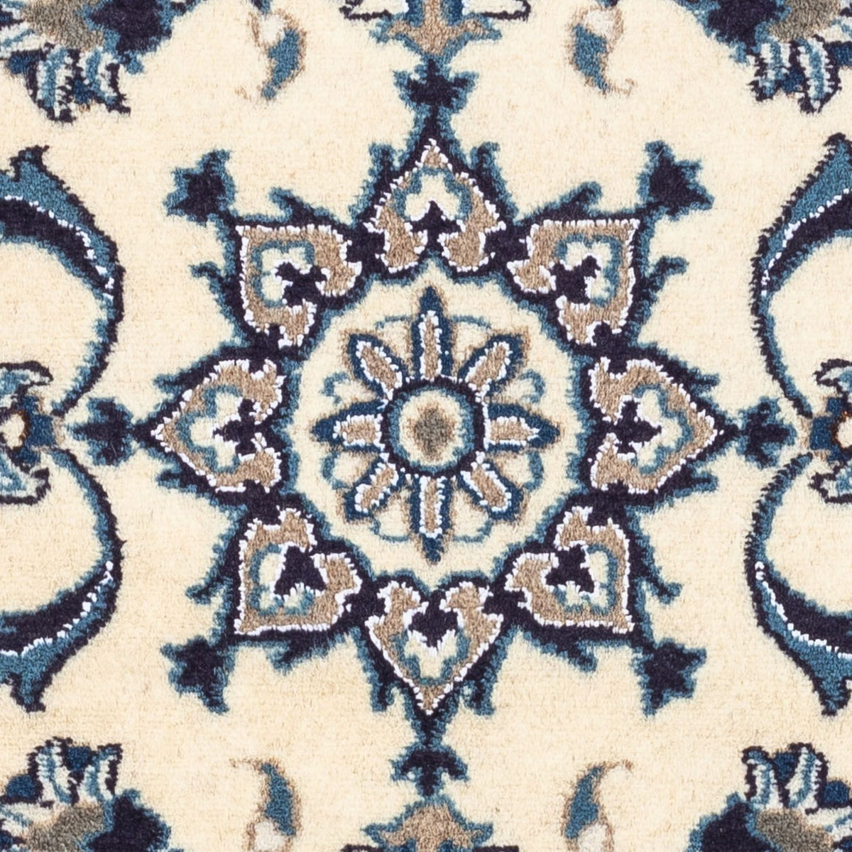 Tapis persan - Nain - 136 x 65 cm - beige