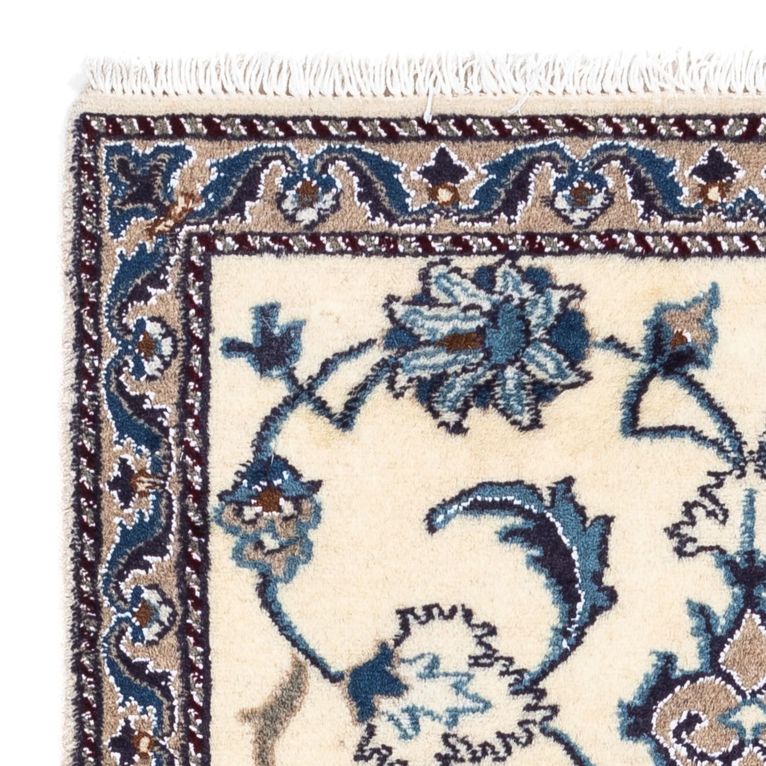 Tapis persan - Nain - 136 x 65 cm - beige