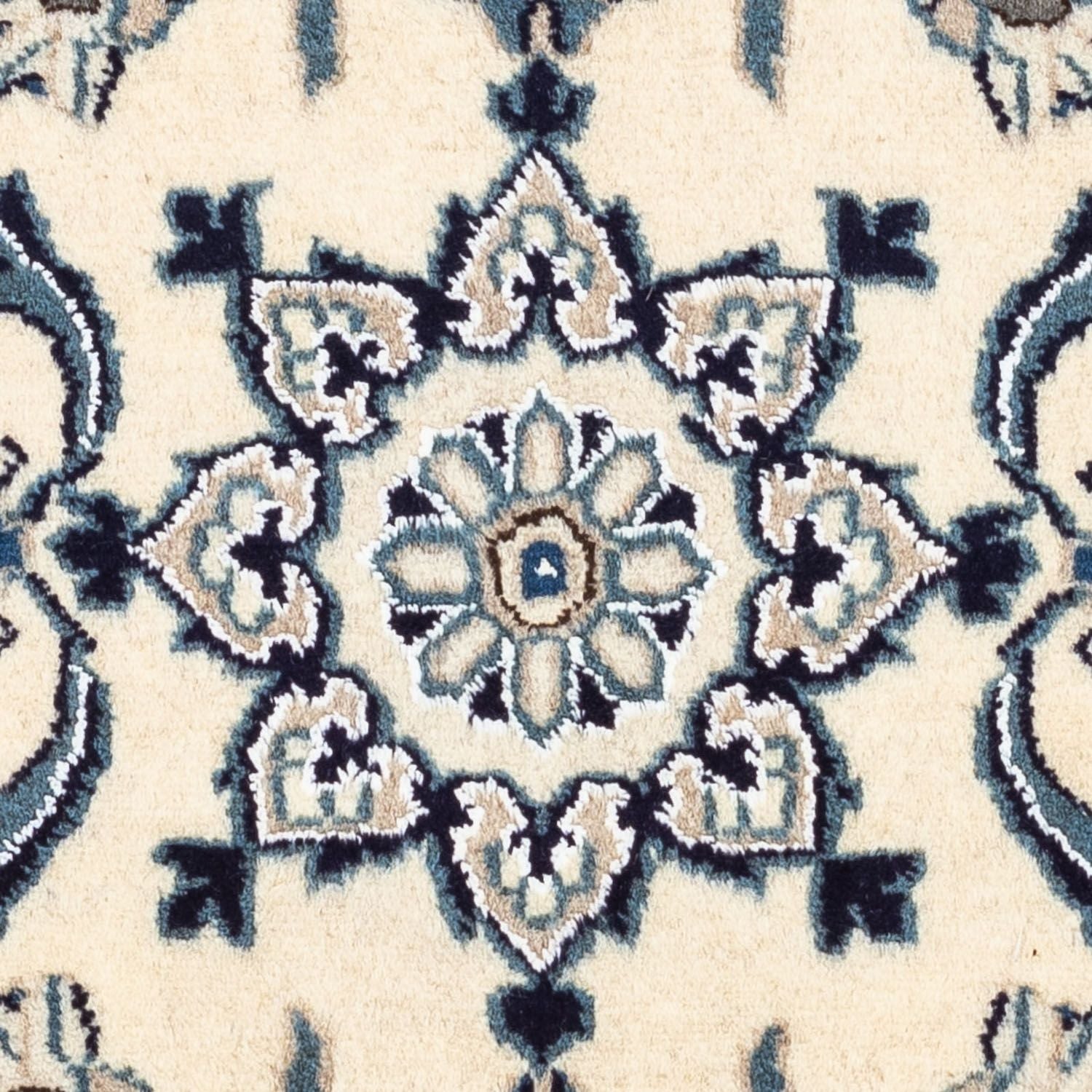 Tapis persan - Nain - 139 x 65 cm - beige