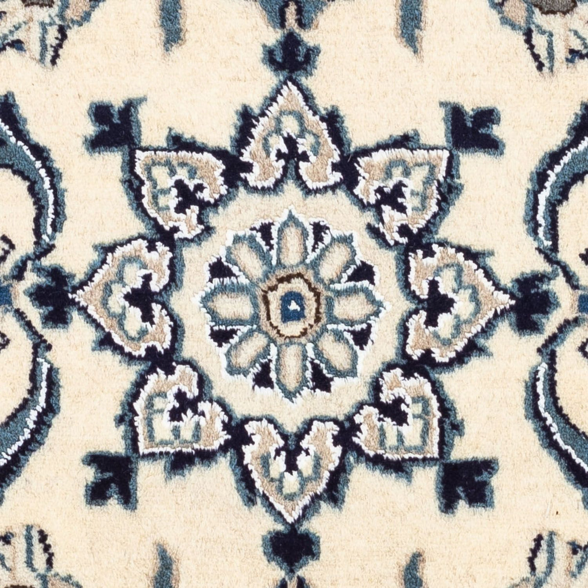 Tapis persan - Nain - 139 x 65 cm - beige