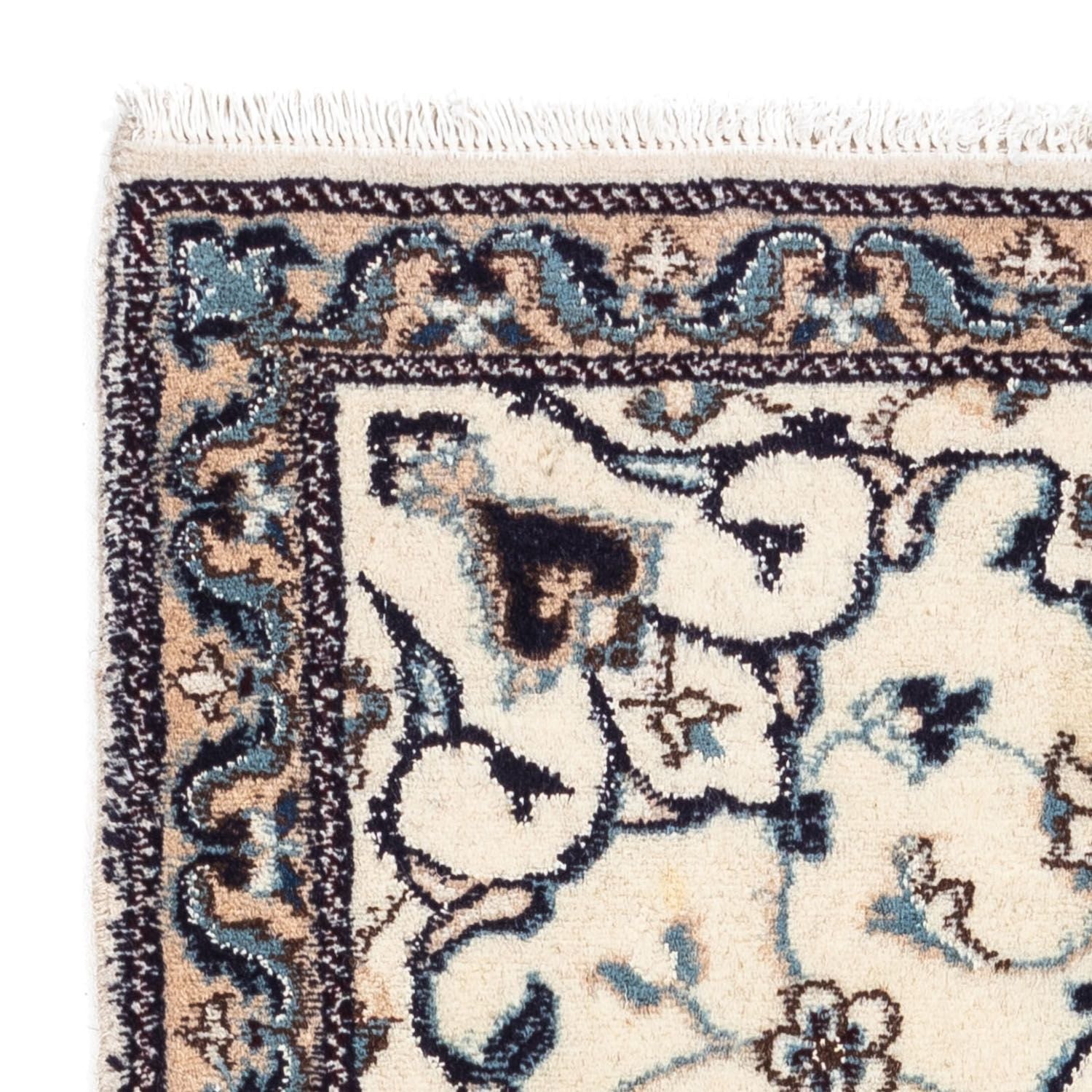 Tapis persan - Nain - 139 x 70 cm - beige