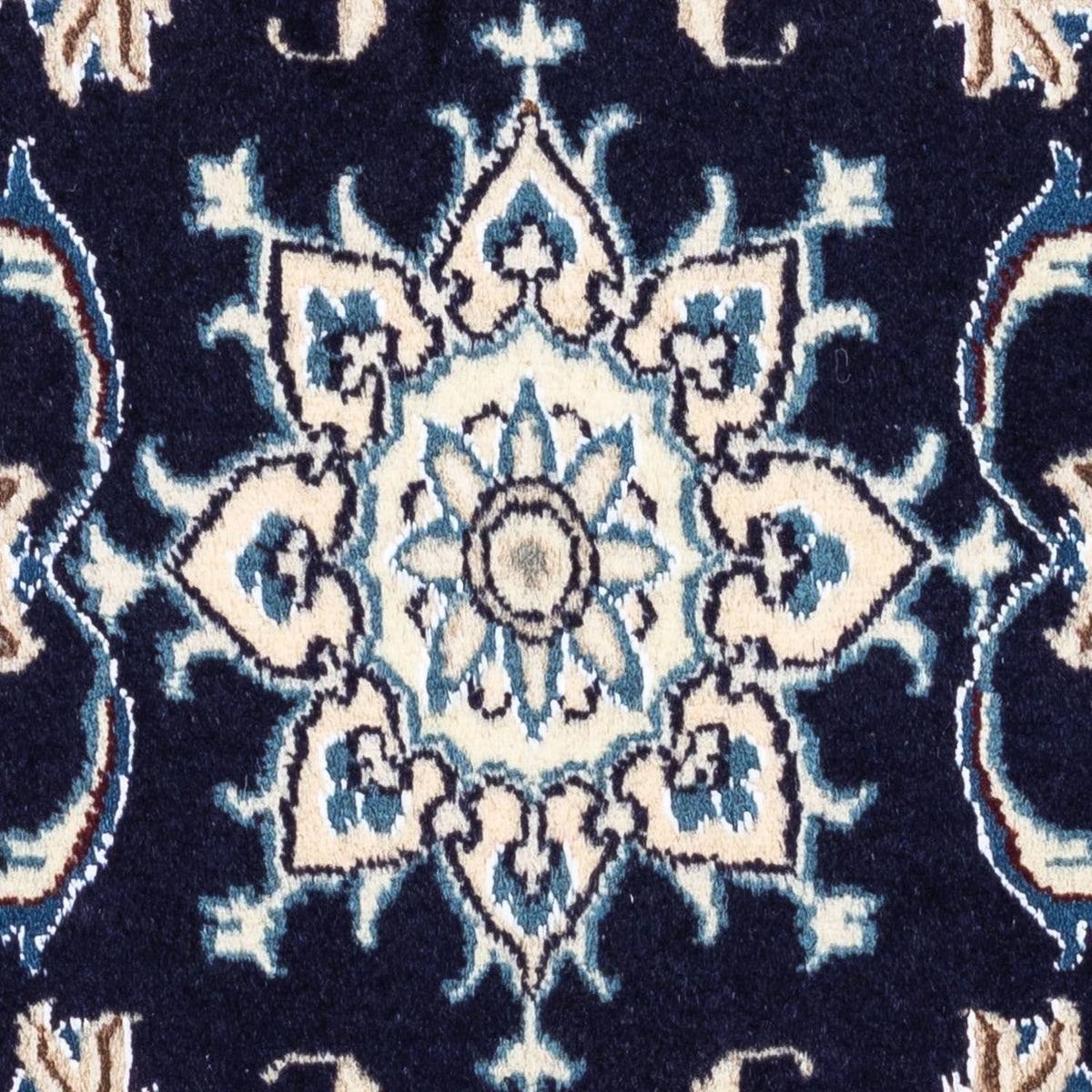 Tapis persan - Nain - 143 x 70 cm - bleu