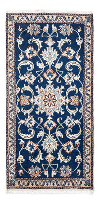 Tapis persan - Nain - 134 x 68 cm - bleu