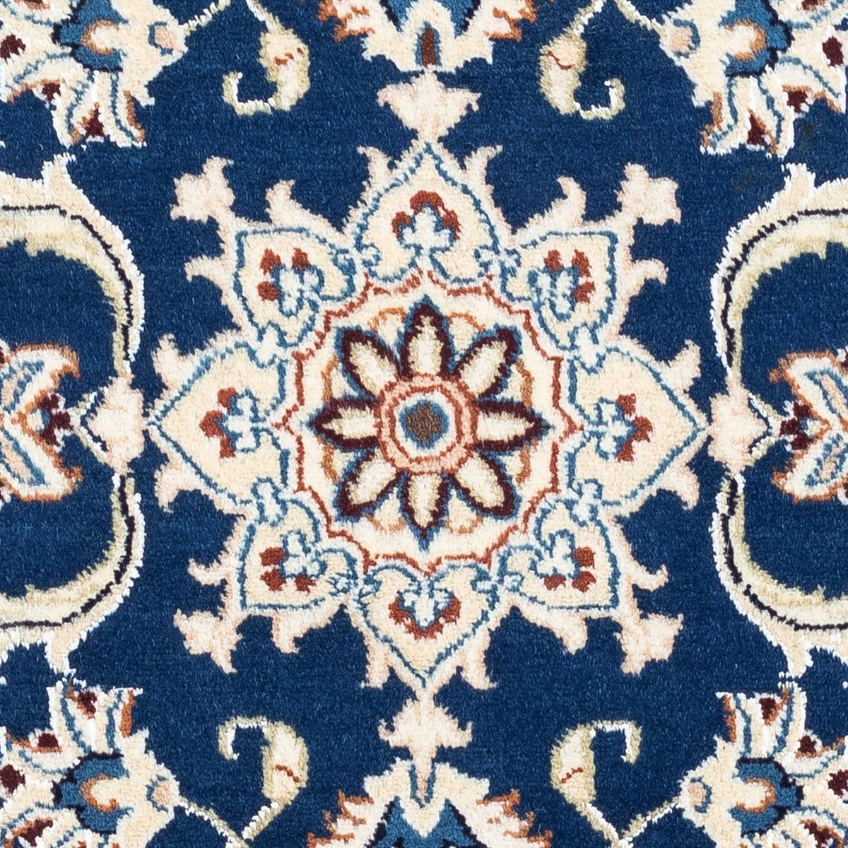 Tapis persan - Nain - 134 x 68 cm - bleu