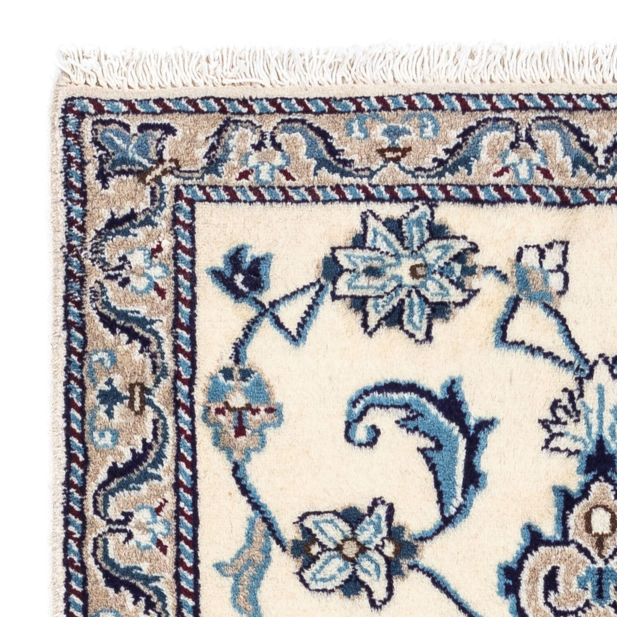 Tapis persan - Nain - 130 x 69 cm - beige