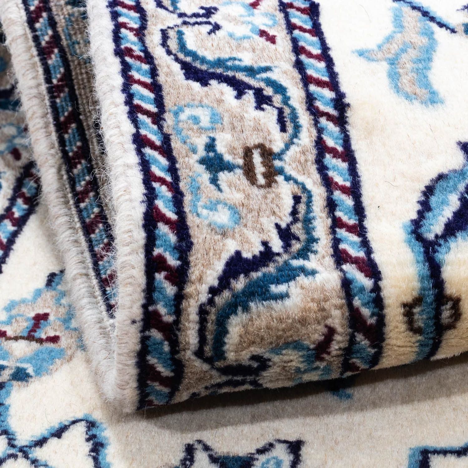 Tapis persan - Nain - 130 x 69 cm - beige
