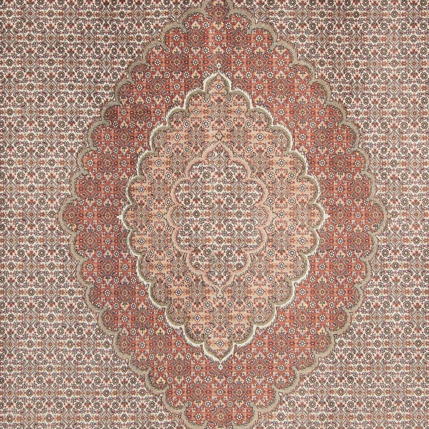 Tapis persan - Tabriz - 305 x 198 cm - marron