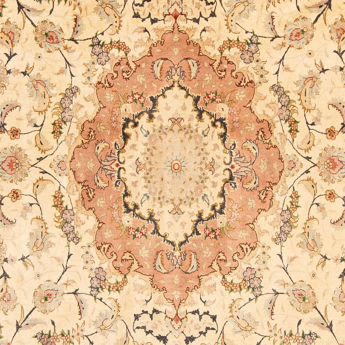 Tapis persan - Tabriz - Royal - 305 x 201 cm - beige