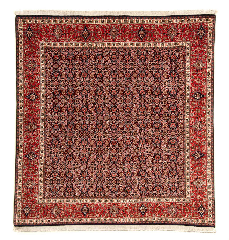 Tapis persan - Tabriz carré  - 210 x 201 cm - bleu foncé