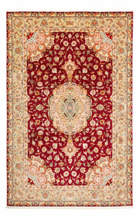 Tapis persan - Tabriz - Royal - 312 x 204 cm - rouge foncé