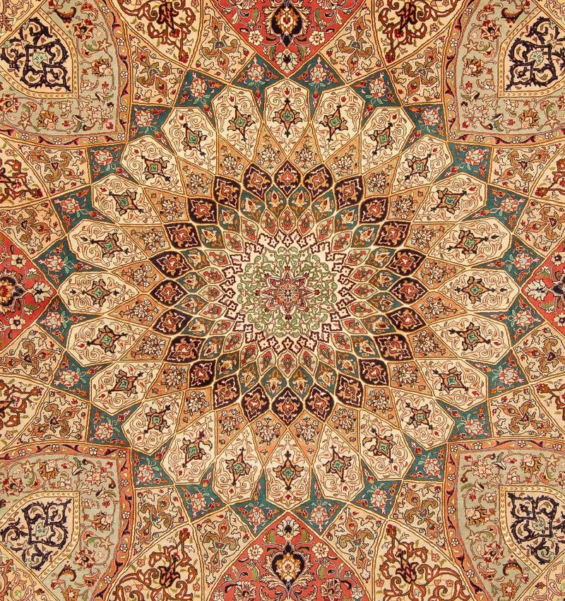 Tapis persan - Tabriz - Royal carré  - 253 x 252 cm - multicolore
