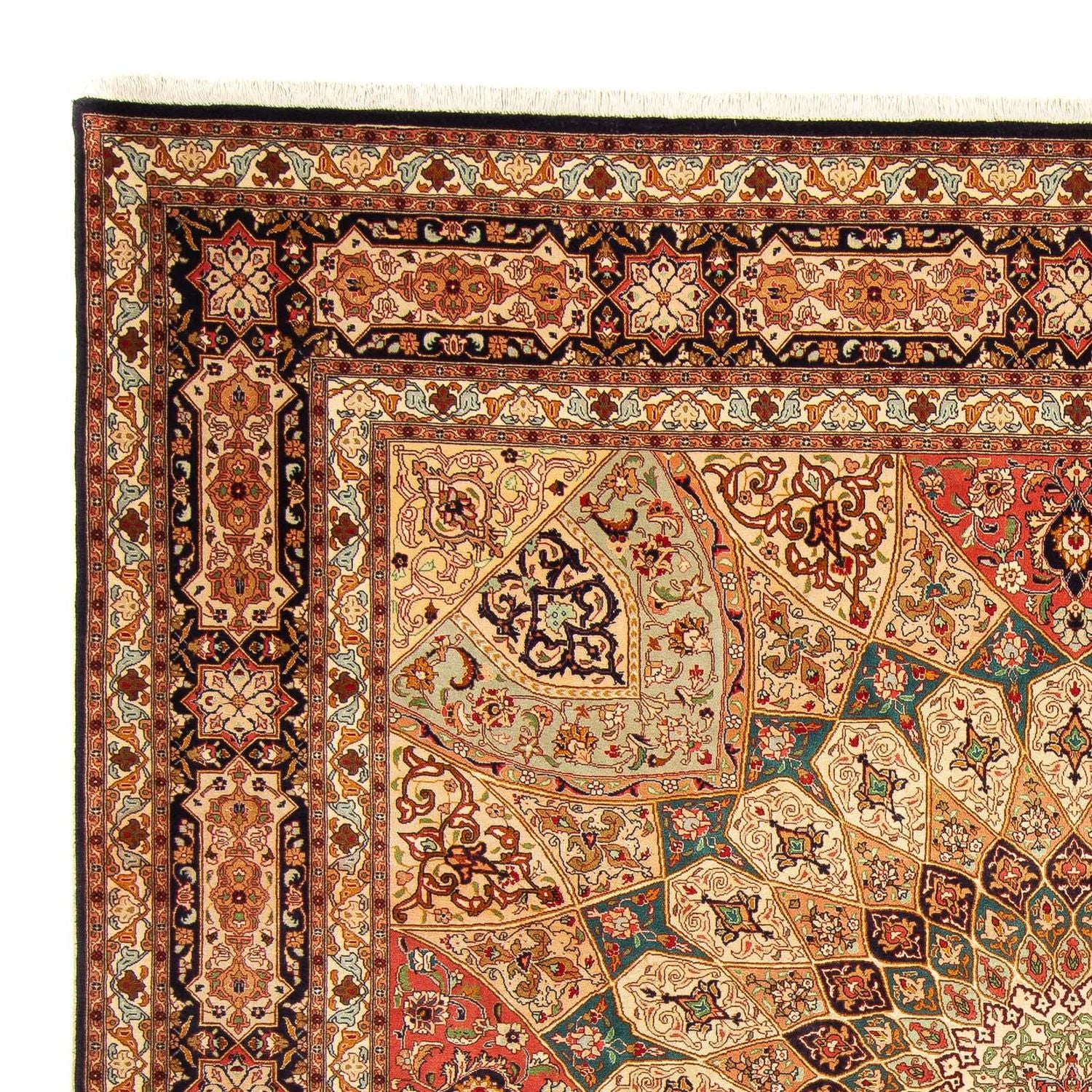 Tapis persan - Tabriz - Royal carré  - 253 x 252 cm - multicolore