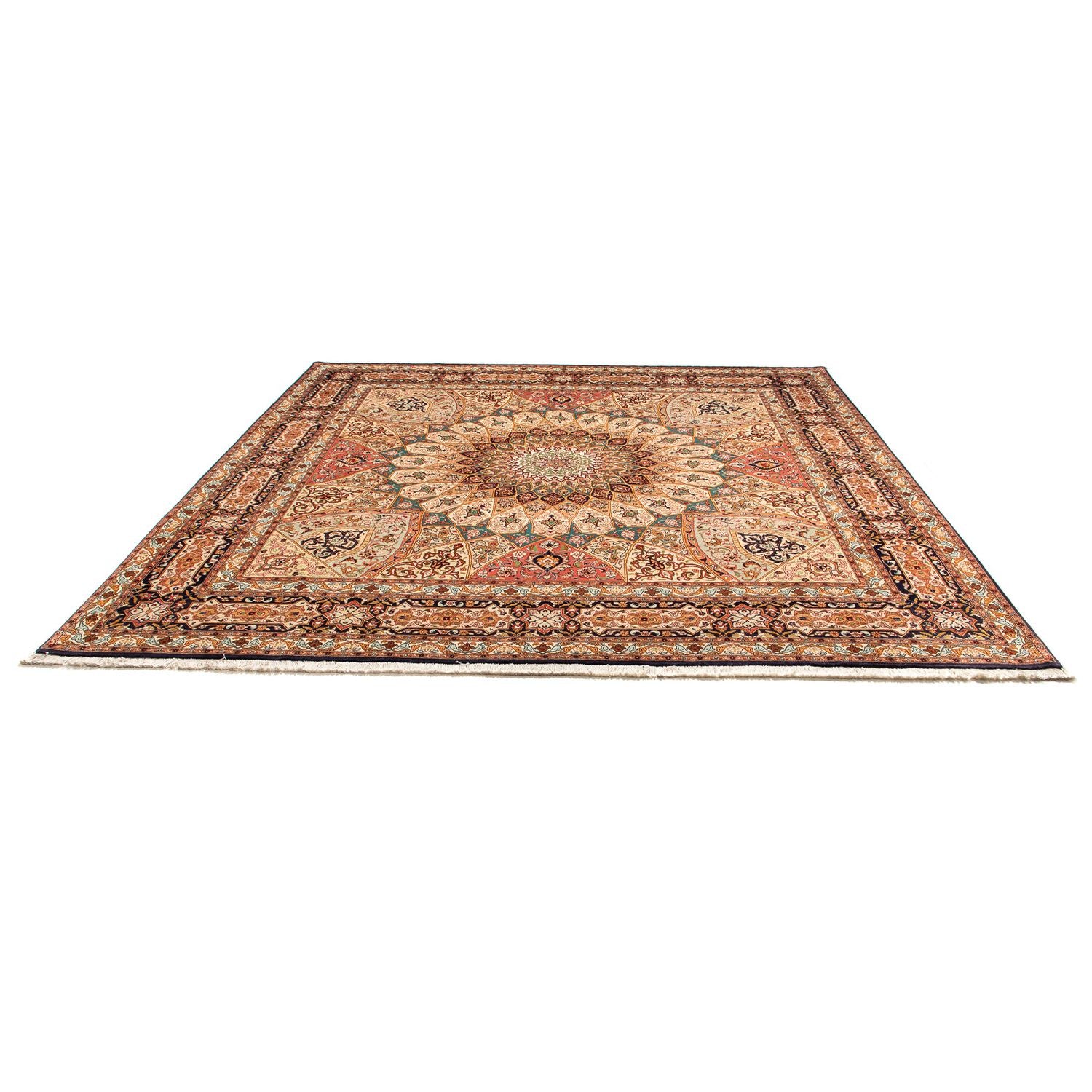 Tapis persan - Tabriz - Royal carré  - 253 x 252 cm - multicolore