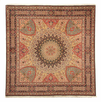 Tapis persan - Tabriz - Royal carré  - 253 x 250 cm - multicolore