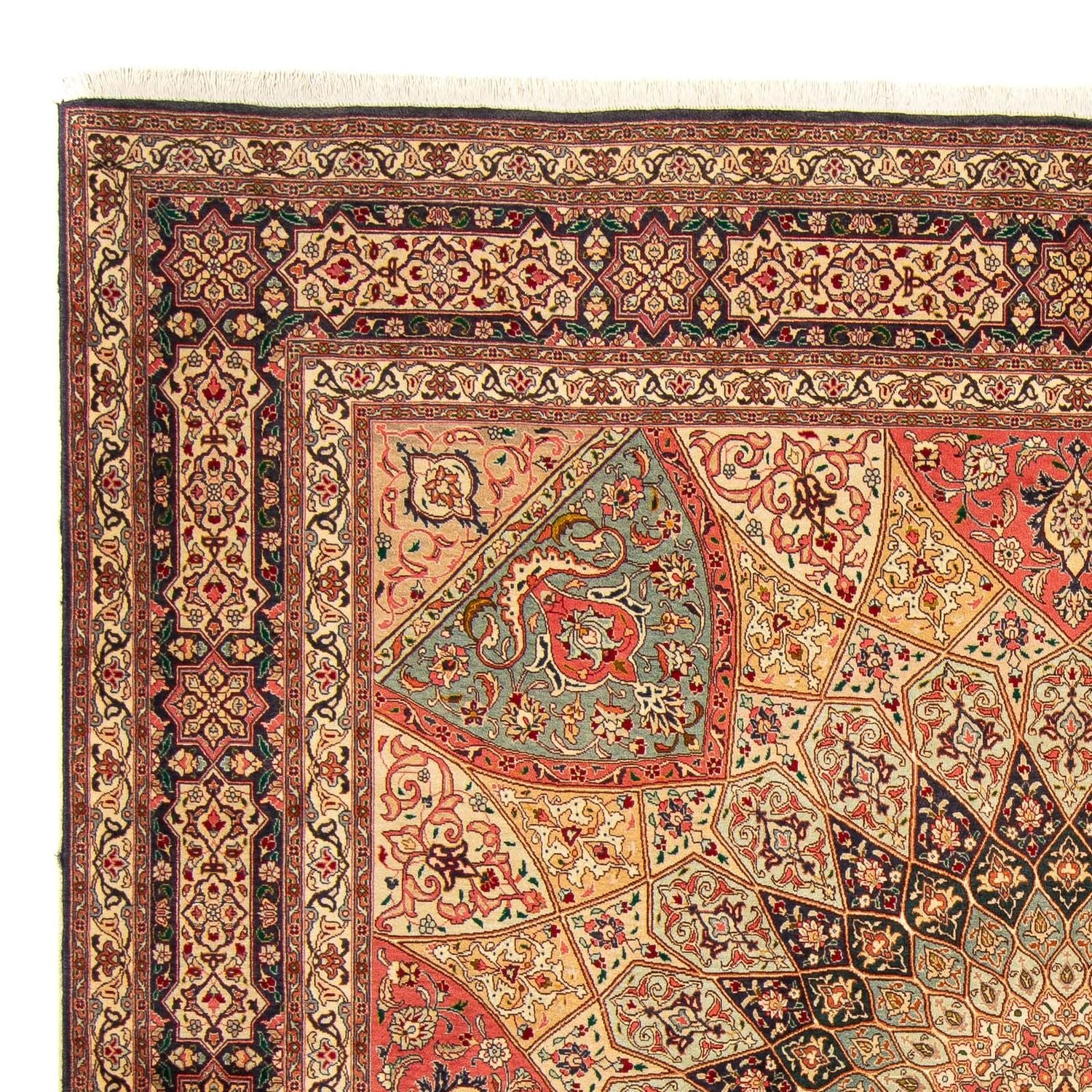 Tapis persan - Tabriz - Royal carré  - 253 x 250 cm - multicolore