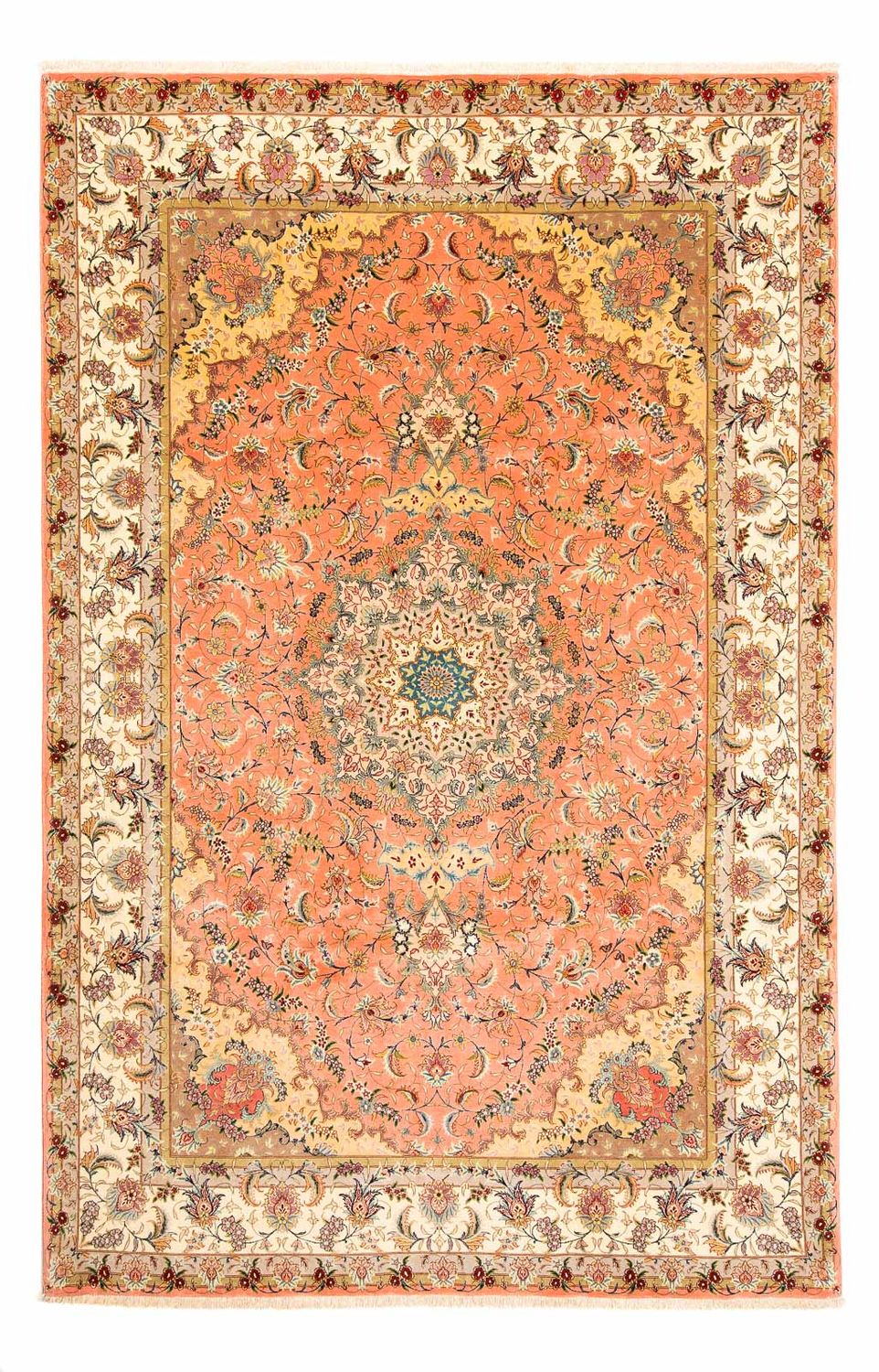 Tapis persan - Tabriz - Royal - 310 x 202 cm - beige