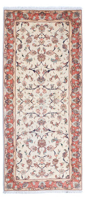 Tapis de couloir Tapis persan - Tabriz - Royal - 183 x 77 cm - beige