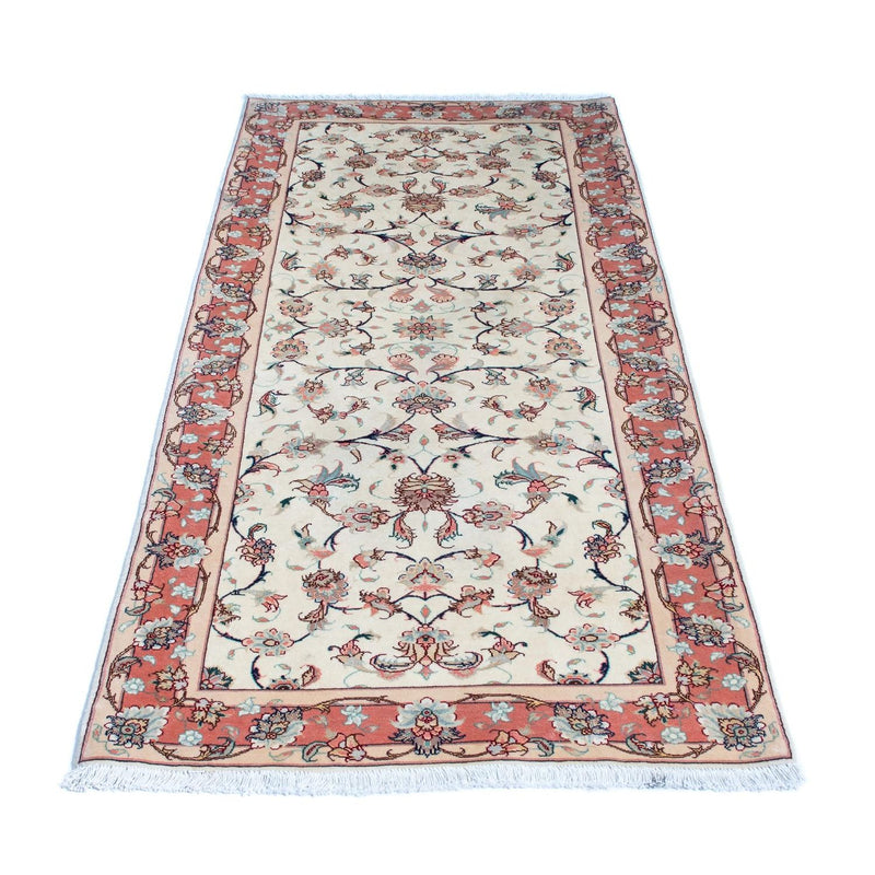 Tapis de couloir Tapis persan - Tabriz - Royal - 183 x 77 cm - beige