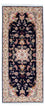 Tapis de couloir Tapis persan - Tabriz - Royal - 198 x 82 cm - bleu foncé