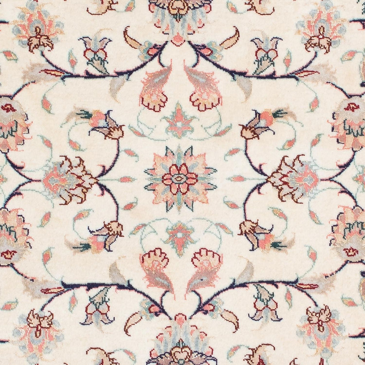 Tapis de couloir Tapis persan - Tabriz - Royal - 187 x 77 cm - beige