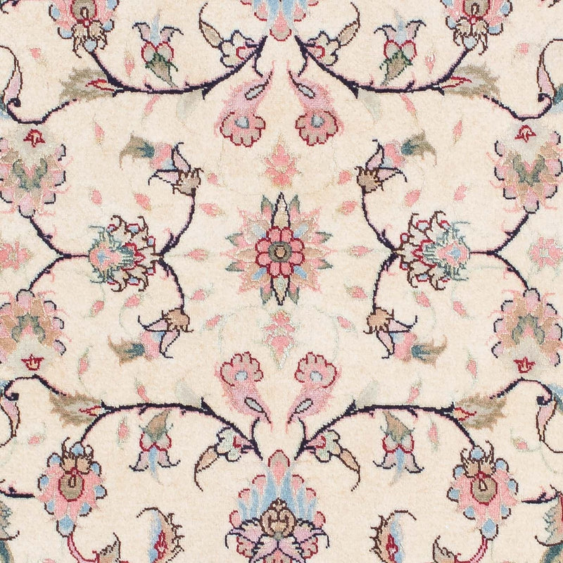 Tapis de couloir Tapis persan - Tabriz - Royal - 202 x 77 cm - beige