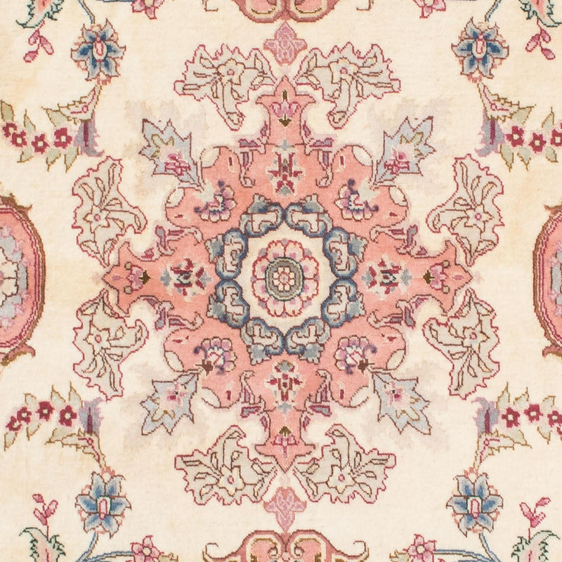 Tapis de couloir Tapis persan - Tabriz - Royal - 221 x 82 cm - beige