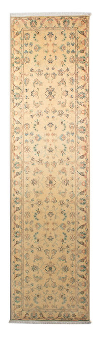 Tapis de couloir Tapis persan - Tabriz - Royal - 292 x 79 cm - marron clair