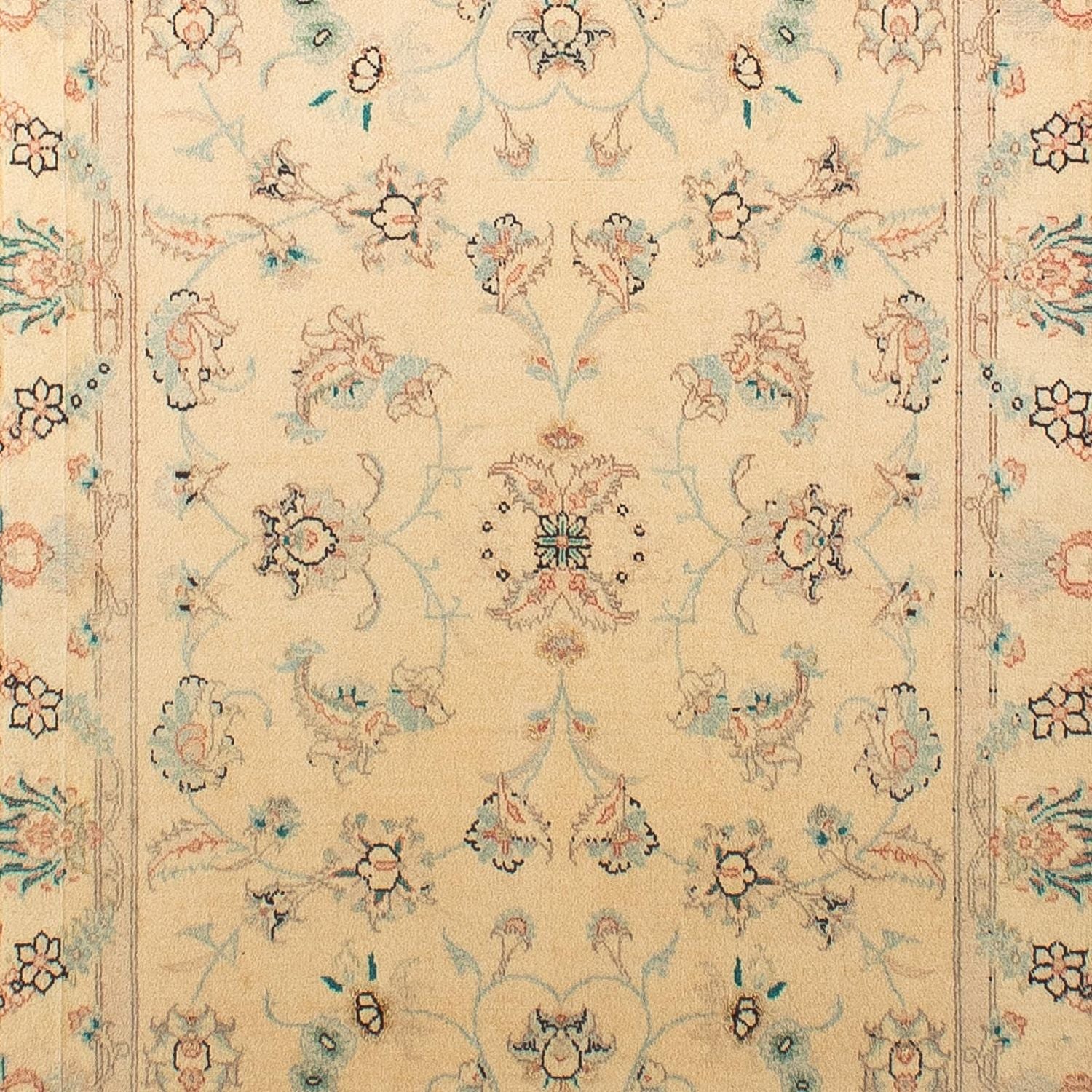 Tapis de couloir Tapis persan - Tabriz - Royal - 292 x 79 cm - marron clair