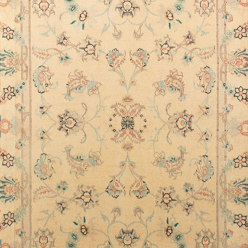 Tapis de couloir Tapis persan - Tabriz - Royal - 292 x 79 cm - marron clair